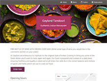Tablet Screenshot of gaylordtandoori.co.uk